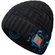 Bluetooth Beanie Hat - Winter Knit Hats Headphones Headset Music Cap with Stereo Speaker &amp; MIC - Unique Christmas Tech Gifts for Men Women Teen Boys Girls