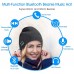 Bluetooth Beanie Hat - Winter Knit Hats Headphones Headset Music Cap with Stereo Speaker &amp; MIC - Unique Christmas Tech Gifts for Men Women Teen Boys Girls